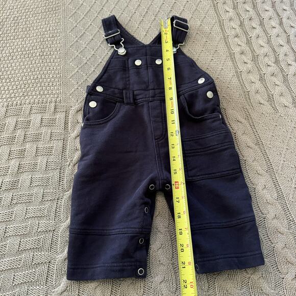 Vintage 2000 Gymboree Navy Blue Cotton Overalls ~ 6/12M - Picture 3 of 9